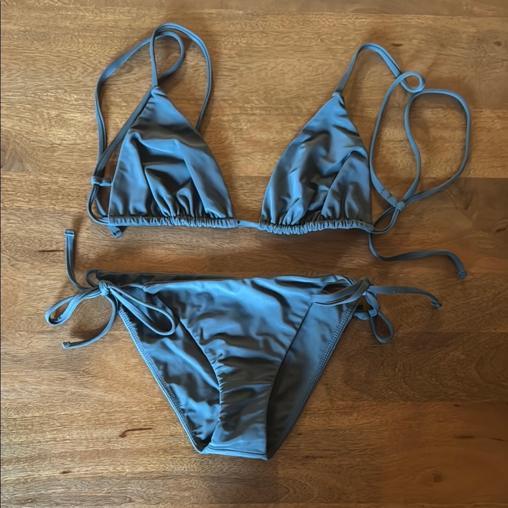 Stylish Blue Bikini Set